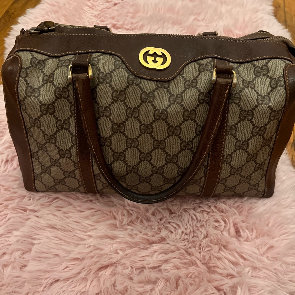 Gucci Brown Monogram Women's Bag